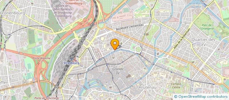 localisation de l'entreprise SCCV VIGNOBLE à STRASBOURG