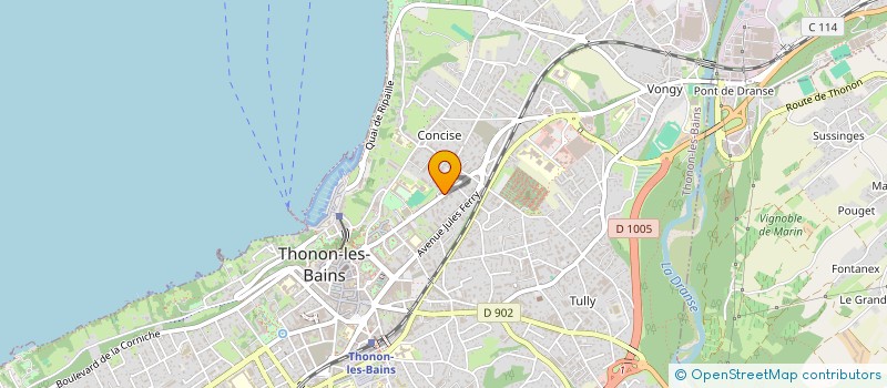 localisation de l'entreprise SCCV VIGNY 432 à THONON-LES-BAINS