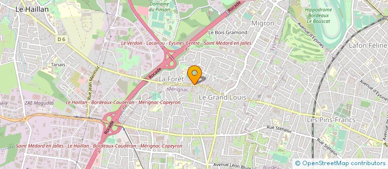 localisation de l'entreprise SCCV VILLA ANNAM  EYSINES