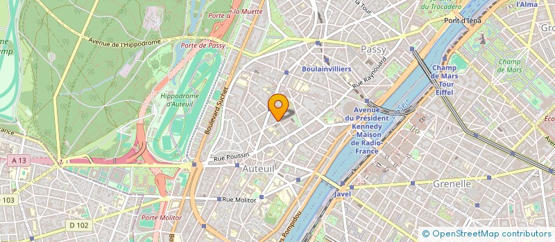 localisation de l'entreprise SCCV VILLA DES VALLEES à PARIS