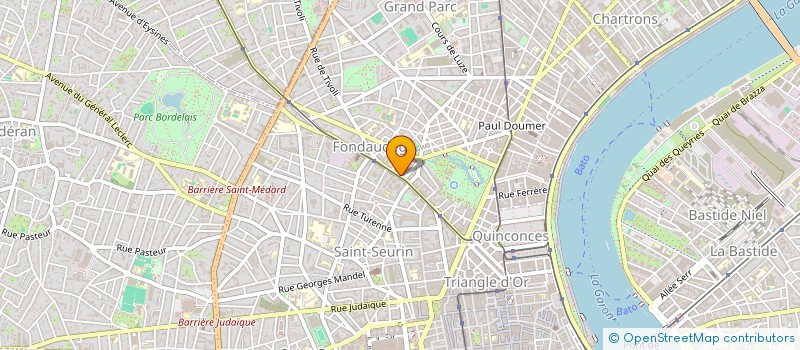 localisation de l'entreprise SCCV VILLA LAURA à BORDEAUX