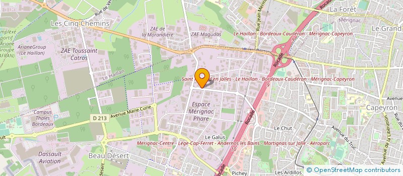 localisation de l'entreprise SCCV VILLA LES MIMOSAS à MERIGNAC