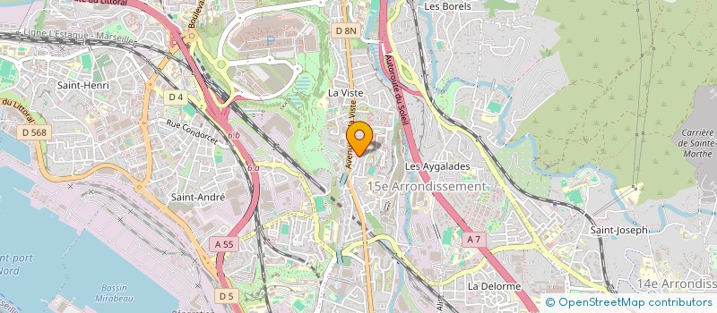 localisation de l'entreprise SCCV VILLA MARINE à MARSEILLE