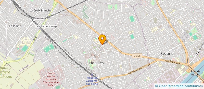 localisation de l'entreprise SCCV VILLA ROMANESCO HOUILLES  HOUILLES
