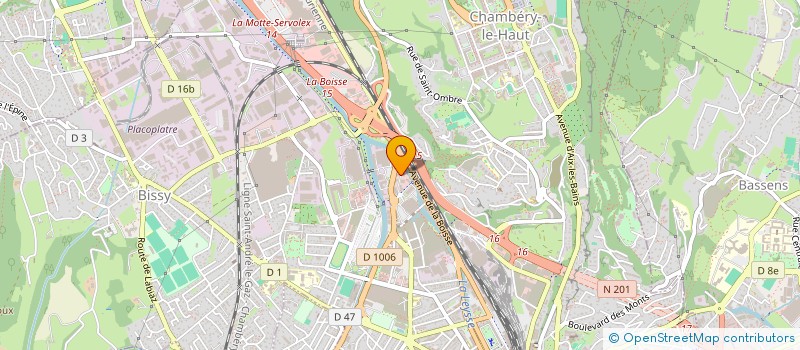 localisation de l'entreprise SCCV VILLA SYLVO  CHAMBERY