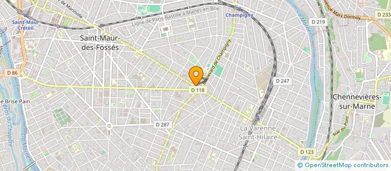 localisation de l'entreprise SCCV VILLA VERDI  SAINT-MAUR-DES-FOSSES