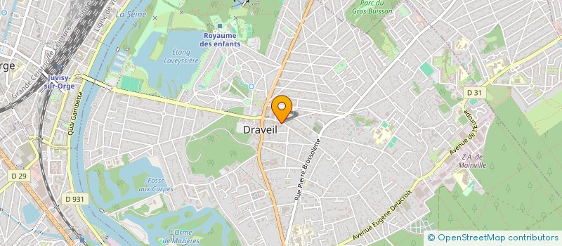 localisation de l'entreprise SCCV VILLANOVA à DRAVEIL