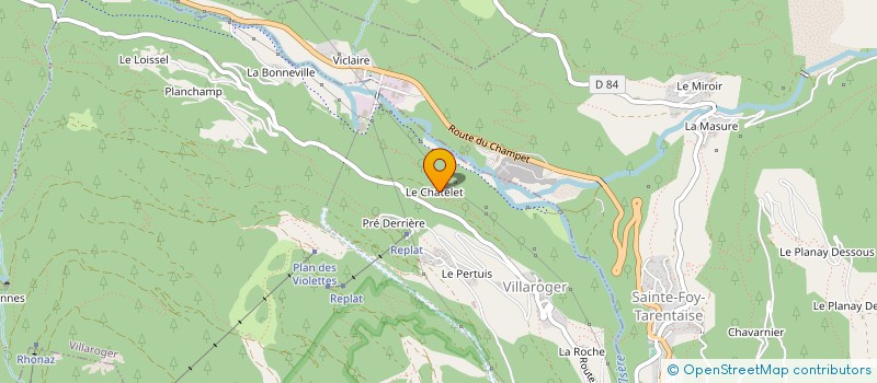 localisation de l'entreprise SCCV VILLAROGER  VILLAROGER