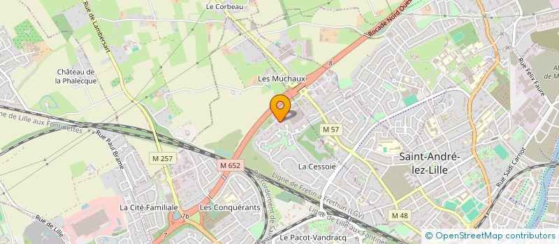 localisation de l'entreprise SCCV VILLENEUVE JAURES à LAMBERSART