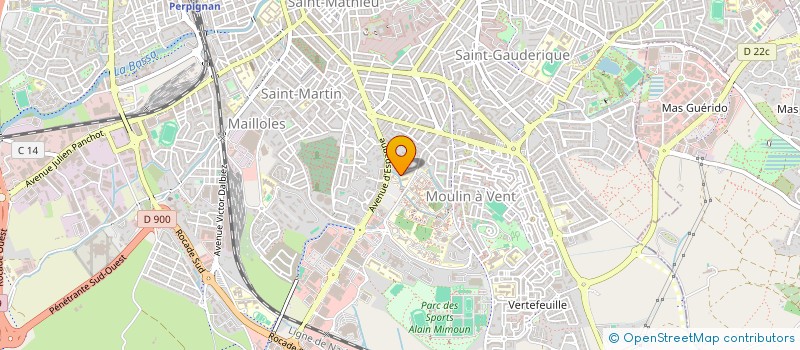 localisation de l'entreprise SCCV VIMILFY à PERPIGNAN