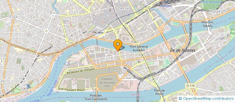 localisation de l'entreprise SCCV VOLTA à NANTES