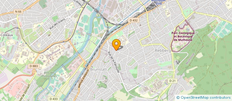 localisation de l'entreprise SCCV WAKOA CONSTRUCTION A1 à MULHOUSE