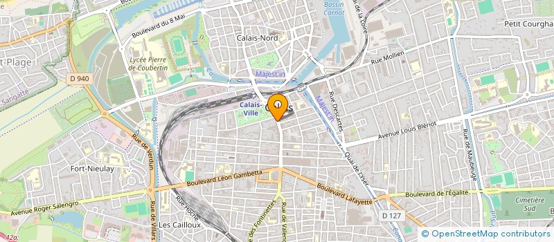 localisation de l'entreprise SCCV ZAC DES TULLISTES  CALAIS