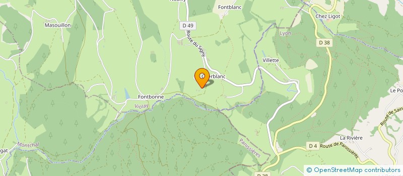 localisation de l'entreprise SCCV ZENITH  VIOLAY