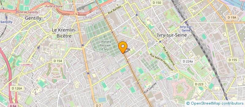 localisation de l'entreprise SCCV ZOLA à IVRY-SUR-SEINE