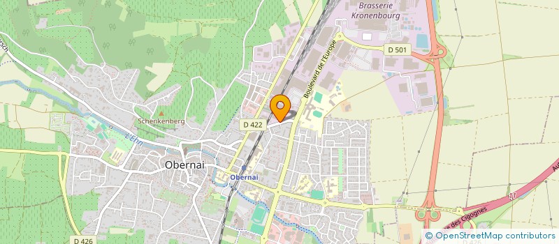 localisation de l'entreprise SCCV ZUM RHEIN  OBERNAI