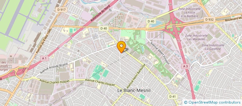 localisation de l'entreprise SCD à LE BLANC-MESNIL