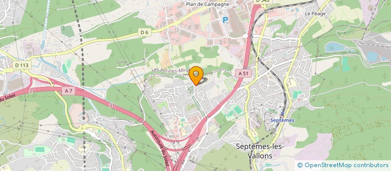 localisation de l'entreprise SCD à SEPTEMES-LES-VALLONS