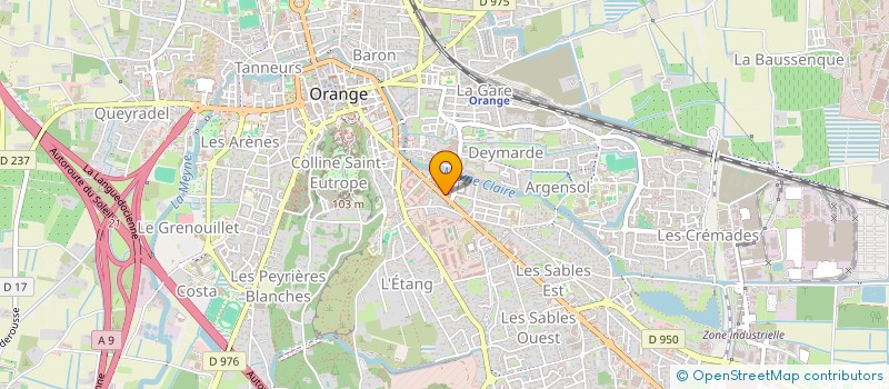 localisation de l'entreprise SCD AMENAGEMENT à ORANGE