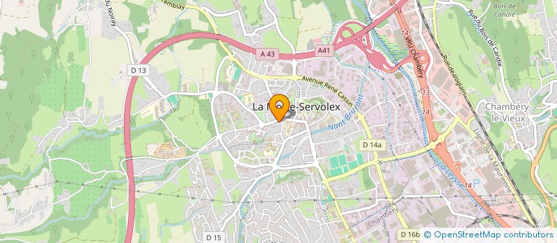 localisation de l'entreprise SCD EURL  LA MOTTE-SERVOLEX