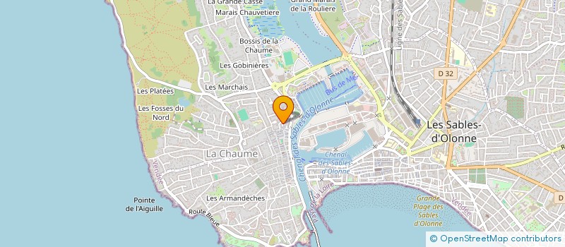 localisation de l'entreprise SCD INVEST PROS à LES SABLES D'OLONNE
