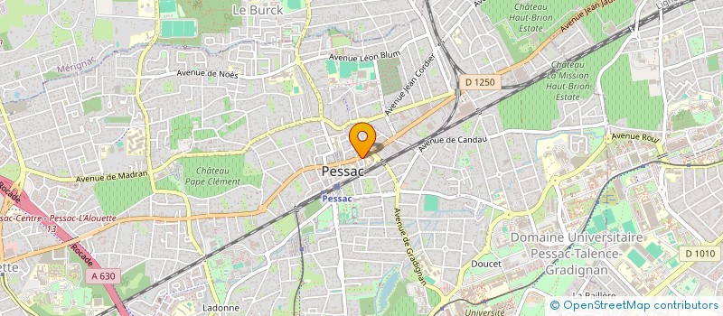 localisation de l'entreprise SCD SERVICES à PESSAC