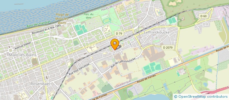 localisation de l'entreprise SCD TRANS à DUNKERQUE