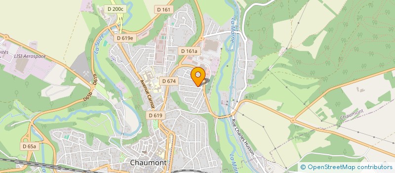 localisation de l'entreprise SCDAC à CHAUMONT