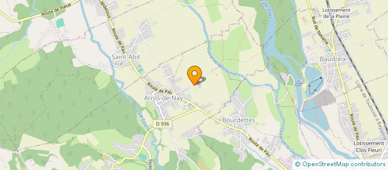 localisation de l'entreprise SCDC  ARROS-DE-NAY