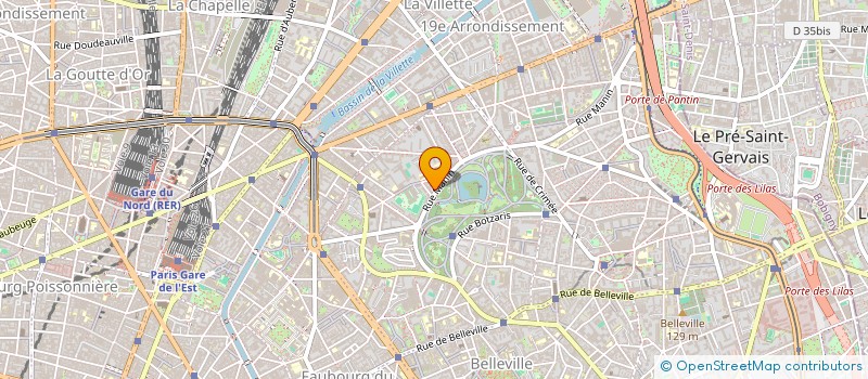 localisation de l'entreprise SCDF A.AUXE SULIMOVIC ET L.SULIMOVIC  PARIS