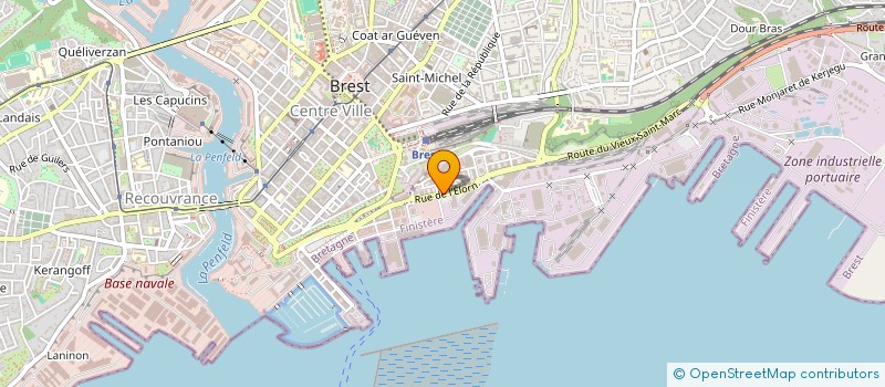 localisation de l'entreprise SCDF ABIVEN PATRICK & HELEU JEAN CLAUDE  BREST