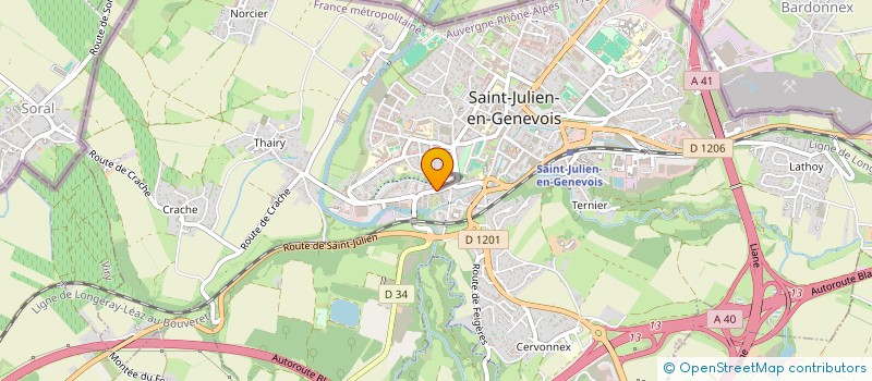 localisation de l'entreprise SCDF AHAT MEHMET HASAN HUDAVER à SAINT-JULIEN-EN-GENEVOIS