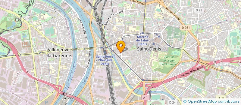 localisation de l'entreprise SCDF AIT TALEB SAID ALHIAME à SAINT-DENIS