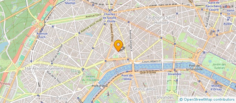 localisation de l'entreprise SCDF ALCARAZ JEAN MARC SCP CLATZ A PATY  PARIS