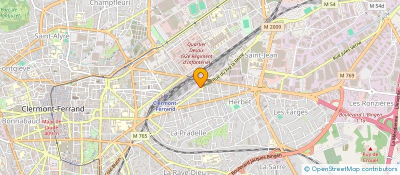 localisation de l'entreprise SCDF ALDON-HOLLE à CLERMONT-FERRAND