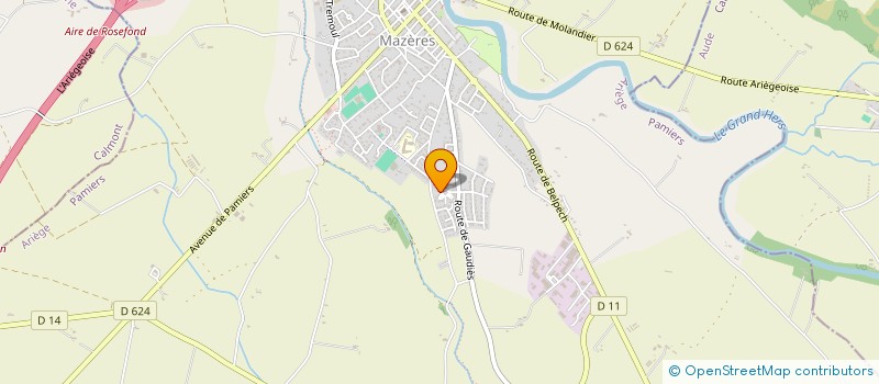localisation de l'entreprise SCDF ALIAS PEREZ à MAZERES