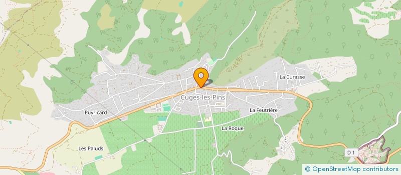 localisation de l'entreprise SCDF ALLEGRINI B. LAMBERT F. ET TOCHE E  CUGES-LES-PINS