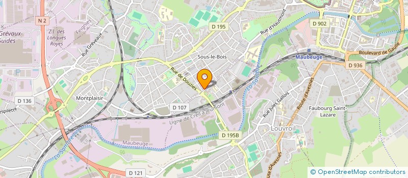 localisation de l'entreprise SCDF AMAROUCHE MOHAND & ISSAIDENE KAMEL à MAUBEUGE