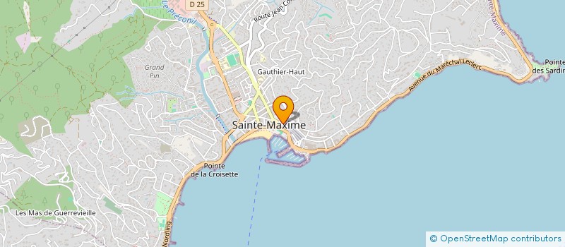 localisation de l'entreprise SCDF ANDREA S à SAINTE-MAXIME