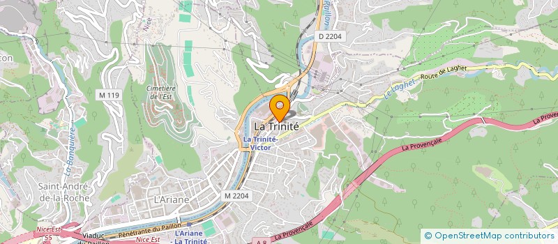 localisation de l'entreprise SCDF ANNIBALI ET GAUTHIER à LA TRINITE