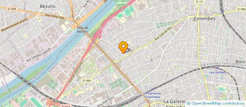 localisation de l'entreprise SCDF AOUICHE BOUKHALFA à COLOMBES