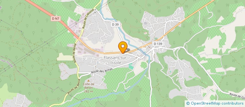 localisation de l'entreprise SCDF APARICIO ET FADEUR  FLASSANS-SUR-ISSOLE