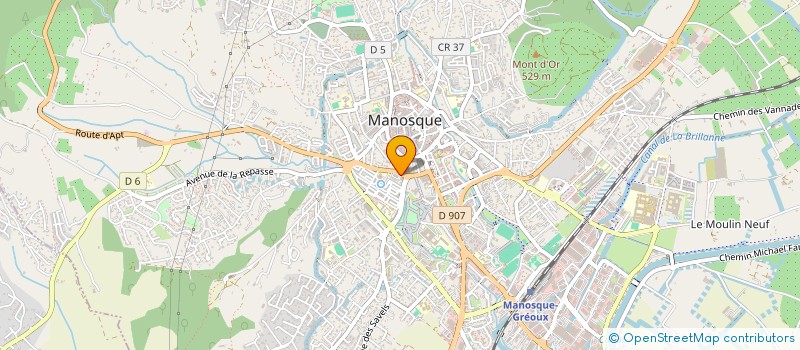 localisation de l'entreprise SCDF ARNAUD HARSON NAVARRO VERNY à MANOSQUE