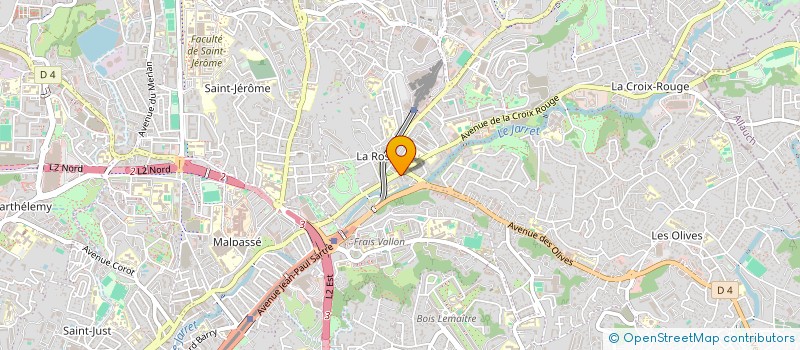 localisation de l'entreprise SCDF ARQUERO JOSEPH ET MONTEMONT CLAUDIN à MARSEILLE