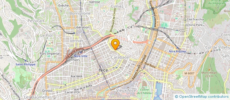 localisation de l'entreprise SCDF ATTAL BACRIE  NICE