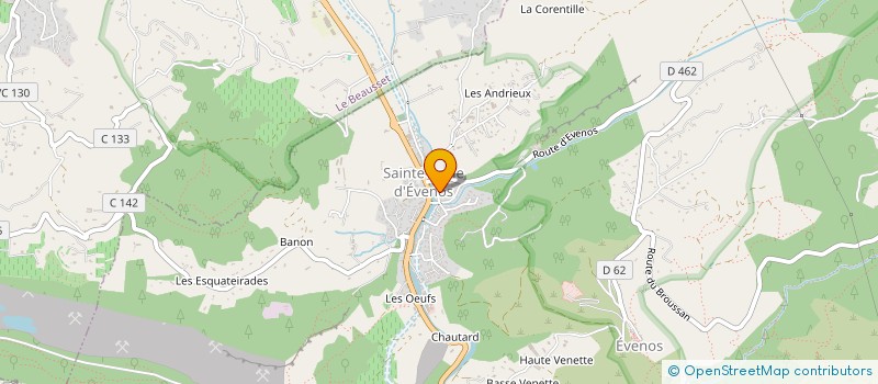 localisation de l'entreprise SCDF AUBERT ET LETAYE  LE CASTELLET