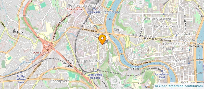 localisation de l'entreprise SCDF AUSSIGNAC BERNARD ET ROLANDE à LYON