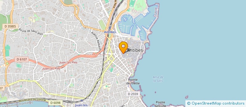 localisation de l'entreprise SCDF BACCI BOLDRINI à ANTIBES
