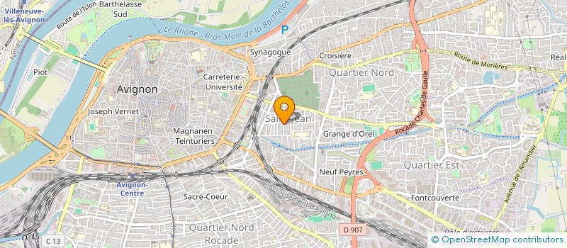 localisation de l'entreprise SCDF BARADIAN PERE ET FILS  AVIGNON