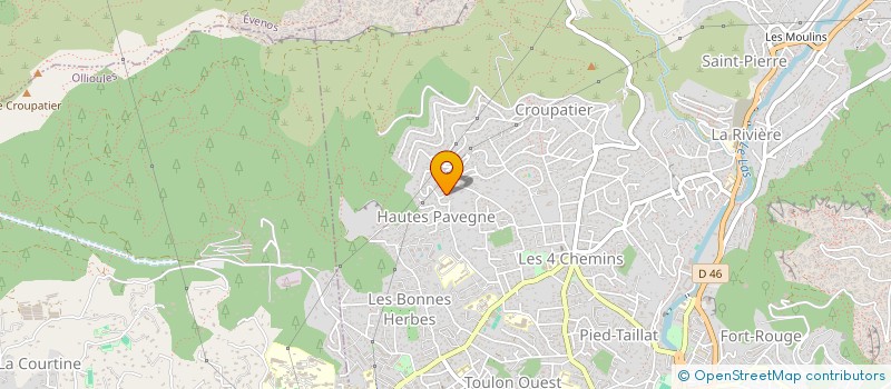 localisation de l'entreprise SCDF BARBER ET CHAUVET à TOULON